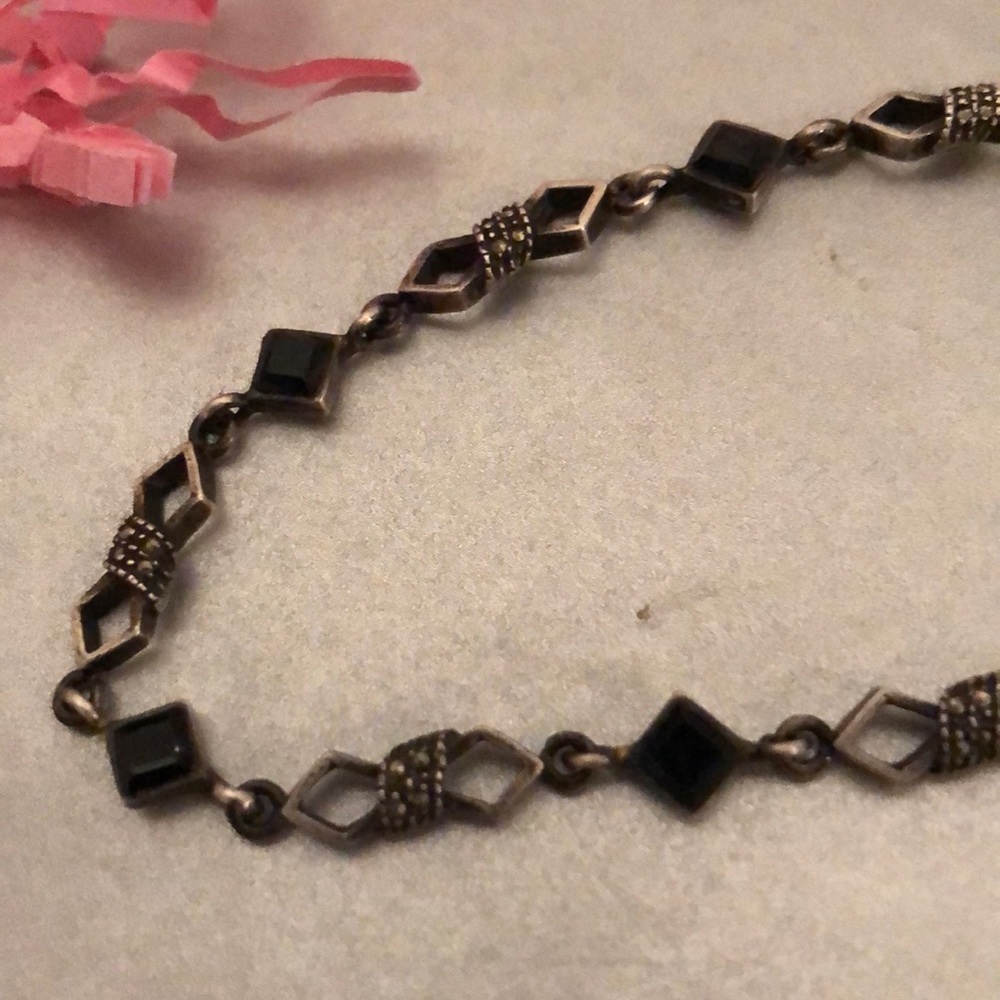 Vintage marcasite bracelet - Picture 2 of 6